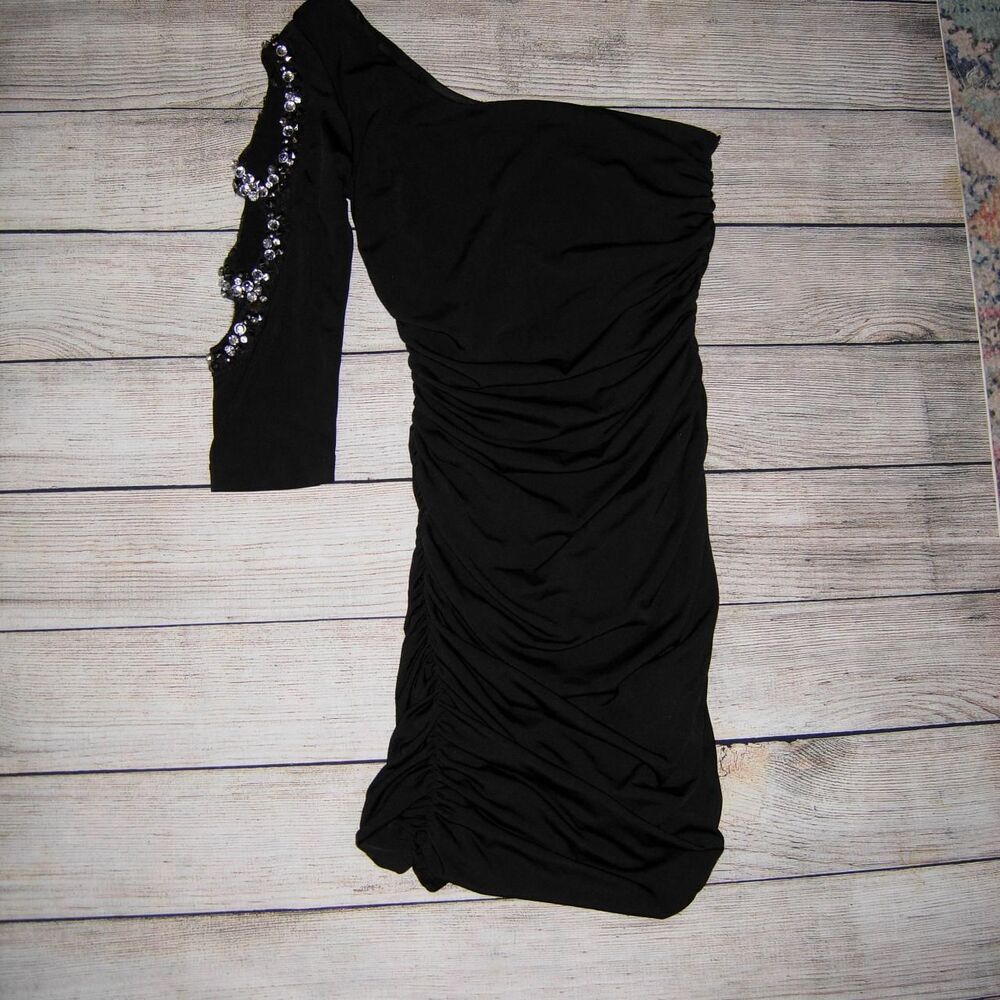 Windsor One Shoulder Mini Dress M